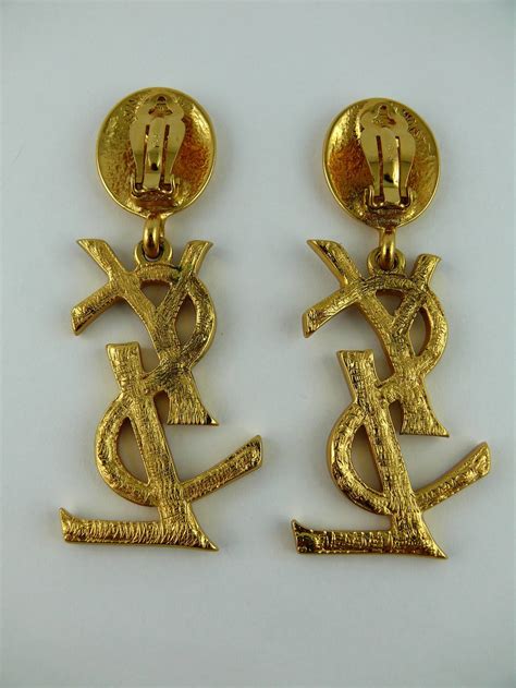 earring ysl|ysl earrings vintage.